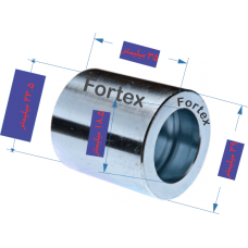 پوسته دو لا سیم 1/2 FORTEX